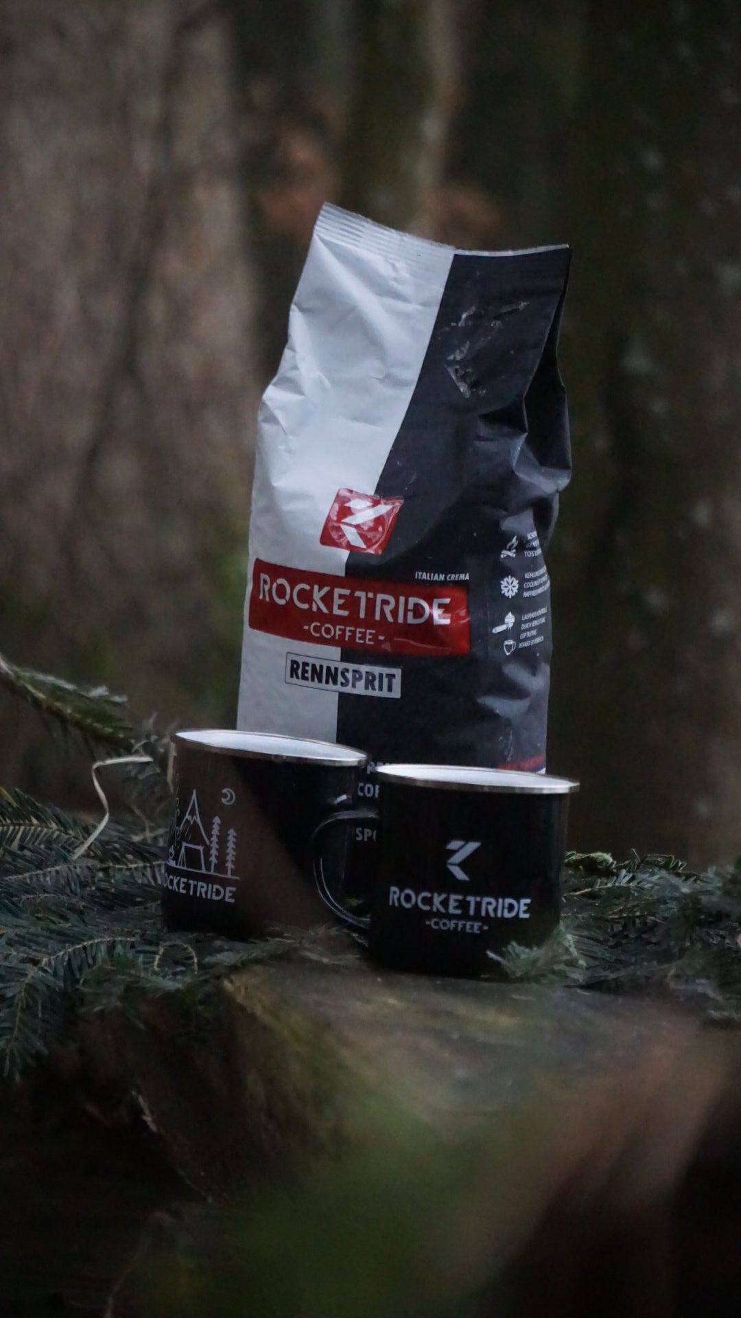 Rocketride Coffee - Kaffee für Sport - säurearm - 1 kg