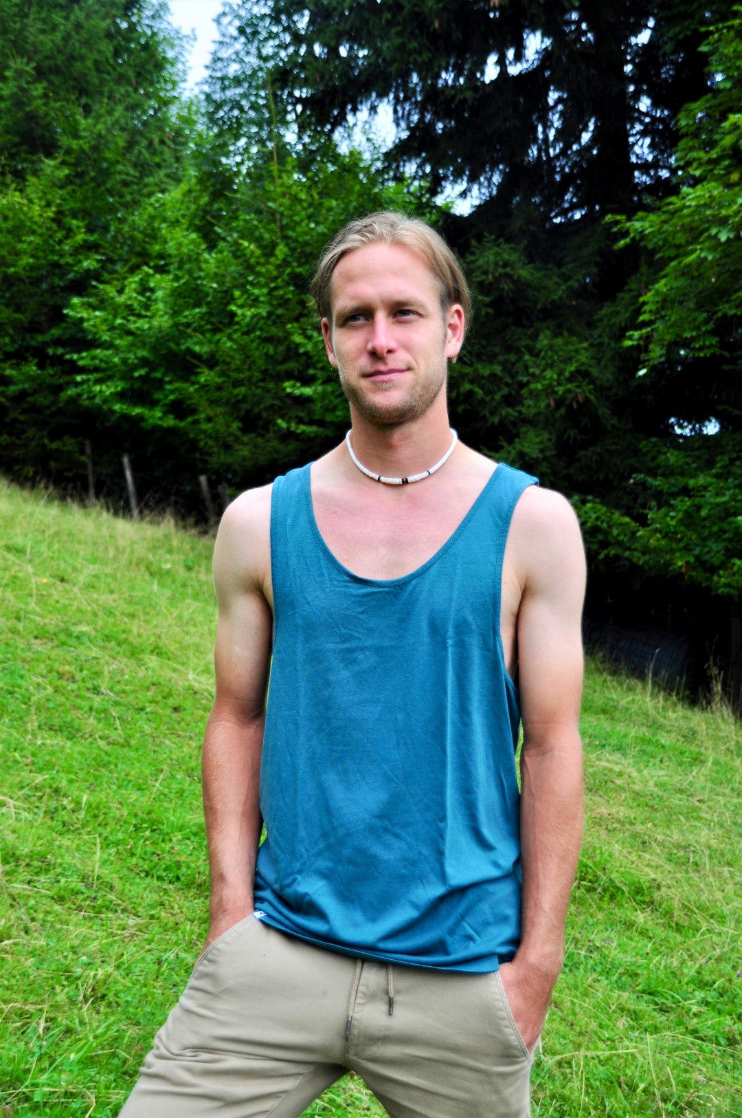 KRXLN Wander Unisex Tanktop - Holzfaser - atmungsaktiv - Fitness Tanktop