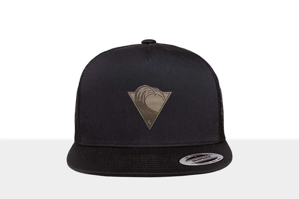 Airtime KRXLN Snapback Cap Mesh - Wood Cap - Wooden Emblem